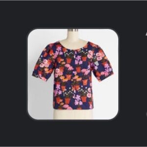 ModCloth Princess Highway Blouse floral print size 16